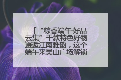 “粽香端午·好品云集”千款特色好物邂逅江南雅韵，这个端午来吴山广场解锁“浙里烟火气”