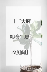 “天府粮仓”夏收见闻