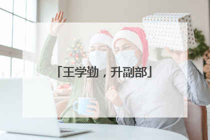 王学勤，升副部