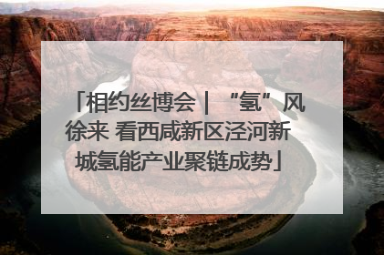 相约丝博会｜“氢”风徐来 看西咸新区泾河新城氢能产业聚链成势