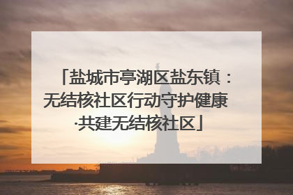 盐城市亭湖区盐东镇：无结核社区行动守护健康 ·共建无结核社区