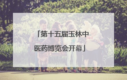 第十五届玉林中医药博览会开幕