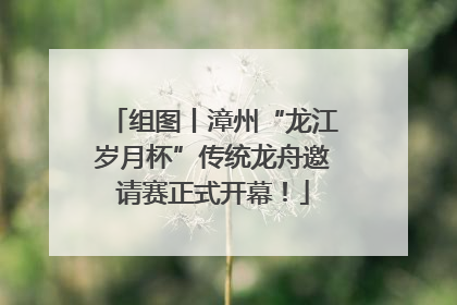 组图丨漳州“龙江岁月杯”传统龙舟邀请赛正式开幕！