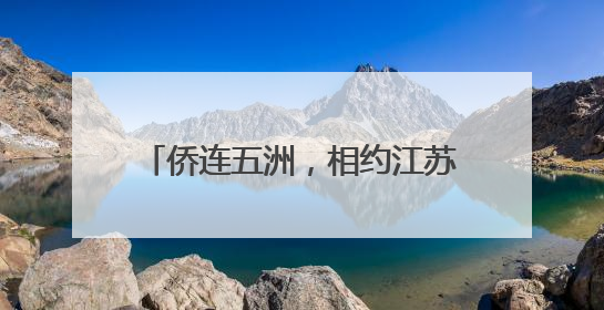 侨连五洲，相约江苏！中国侨联海外联谊研修班活动在南京开班