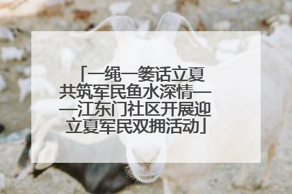 一绳一篓话立夏 共筑军民鱼水深情——江东门社区开展迎立夏军民双拥活动