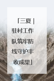 三夏｜驻村工作队筑牢防线守护丰收成果