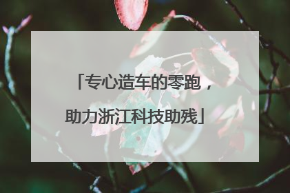 专心造车的零跑，助力浙江科技助残
