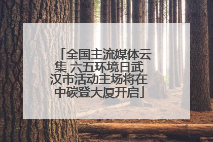 全国主流媒体云集 六五环境日武汉市活动主场将在中碳登大厦开启