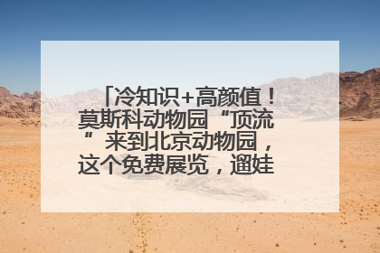 冷知识+高颜值！莫斯科动物园“顶流”来到北京动物园，这个免费展览，遛娃拍照两不误！