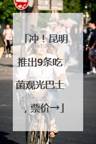 冲！昆明推出9条吃菌观光巴士，票价→