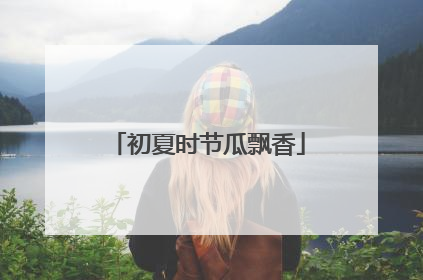 初夏时节瓜飘香