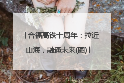 合福高铁十周年：拉近山海，融通未来(图)