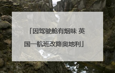 因驾驶舱有烟味 英国一航班改降奥地利