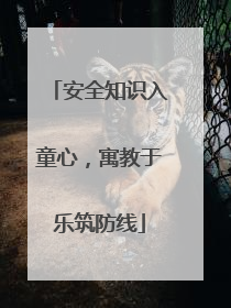 安全知识入童心，寓教于乐筑防线