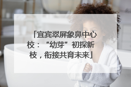 宜宾翠屏象鼻中心校：“幼芽”初探新枝，衔接共育未来