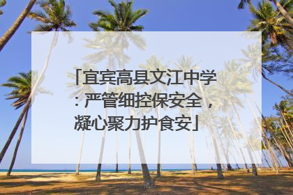 宜宾高县文江中学：严管细控保安全，凝心聚力护食安