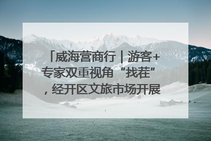 威海营商行｜游客+专家双重视角“找茬”，经开区文旅市场开展暑期前“体检”