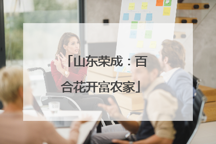 山东荣成：百合花开富农家