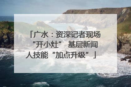广水：资深记者现场“开小灶” 基层新闻人技能“加点升级”
