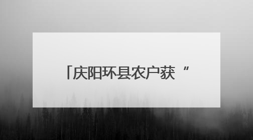 庆阳环县农户获“金融礼包” 普惠贷款助力产业升级