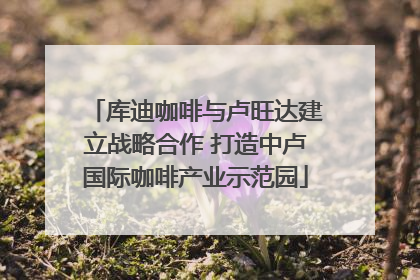 库迪咖啡与卢旺达建立战略合作 打造中卢国际咖啡产业示范园