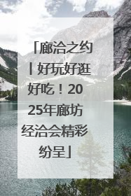 廊洽之约丨好玩好逛好吃！2025年廊坊经洽会精彩纷呈