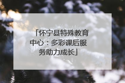 怀宁县特殊教育中心：多彩课后服务助力成长