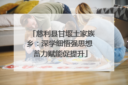 慈利县甘堰土家族乡：深学细悟强思想 蓄力赋能促提升
