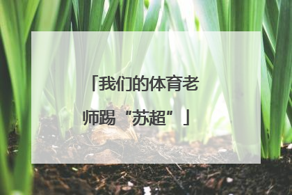 我们的体育老师踢“苏超”