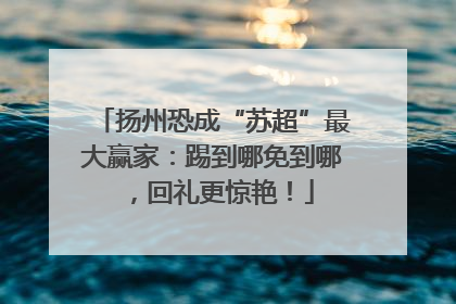 扬州恐成“苏超”最大赢家：踢到哪免到哪，回礼更惊艳！