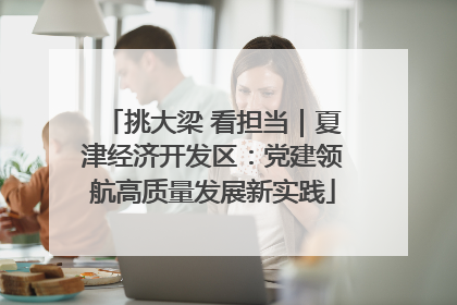 挑大梁 看担当｜夏津经济开发区：党建领航高质量发展新实践