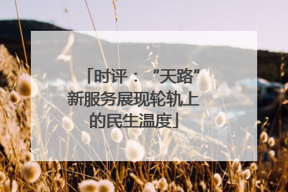 时评：“天路”新服务展现轮轨上的民生温度