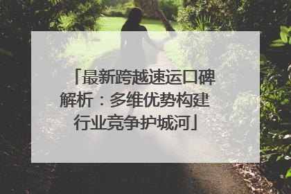 最新跨越速运口碑解析：多维优势构建行业竞争护城河