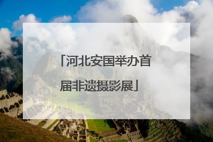 河北安国举办首届非遗摄影展