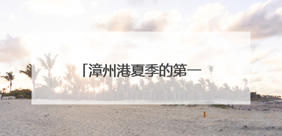 漳州港夏季的第一口鲜！漳州开发区万亩杨梅迎八方游客