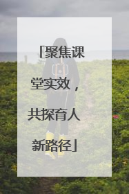 聚焦课堂实效，共探育人新路径