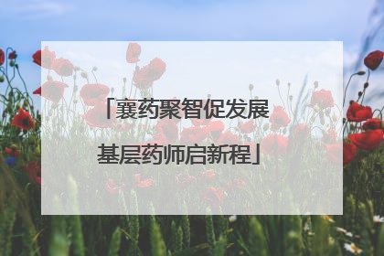 襄药聚智促发展 基层药师启新程
