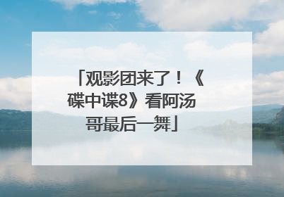 观影团来了！《碟中谍8》看阿汤哥最后一舞