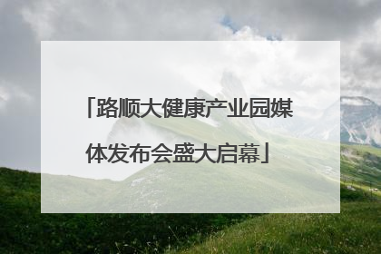 路顺大健康产业园媒体发布会盛大启幕
