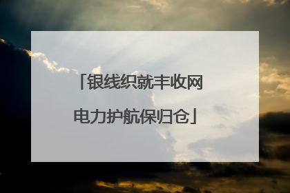 银线织就丰收网 电力护航保归仓