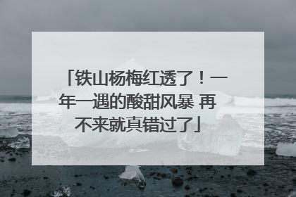 铁山杨梅红透了！一年一遇的酸甜风暴 再不来就真错过了