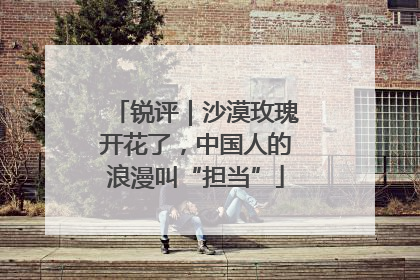 锐评｜沙漠玫瑰开花了，中国人的浪漫叫“担当”