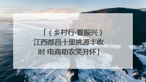 （乡村行·看振兴）江西都昌十里桃源丰收时 电商助农笑开怀