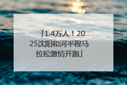 1.4万人！2025沈阳和河半程马拉松激情开跑