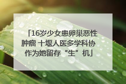 16岁少女患卵巢恶性肿瘤 十堰人医多学科协作为她留存“生”机