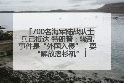 700名海军陆战队士兵已抵达 特朗普：骚乱事件是“外国入侵”，要“解放洛杉矶”