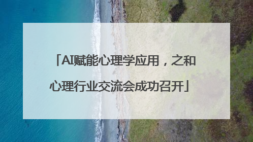 AI赋能心理学应用，之和心理行业交流会成功召开
